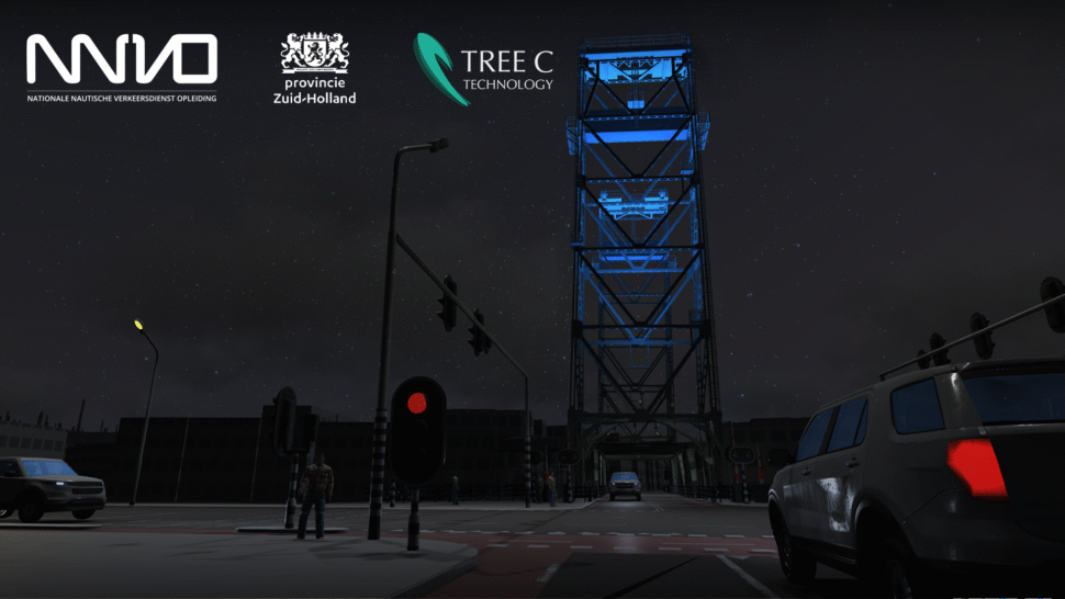 NNVO en Provincie Zuid-Holland selecteren Tree C Technology voor ontwikkeling brug- en sluissimulator